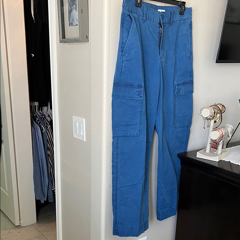 J. Crew Cotton Textured Cargo Trousers